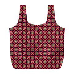 Kaleidoscope Seamless Pattern Full Print Recycle Bag (l)