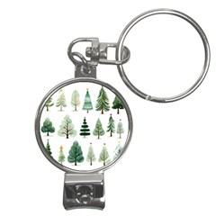 Christmas Trees Nail Clippers Key Chain