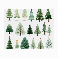 Christmas Trees Small Glasses Cloth (2 Sides)