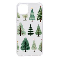 Christmas Trees Iphone 14 Plus Tpu Uv Print Case by Vaneshop