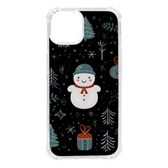 Snowman Christmas Iphone 14 Tpu Uv Print Case by Vaneshop