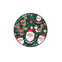 Christmas Santa Claus Hat Clip Ball Marker (10 Pack) by Vaneshop