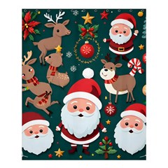 Christmas Santa Claus Shower Curtain 60  x 72  (Medium) 