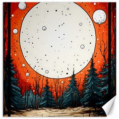 Moon Night Nature Dream Sky Canvas 20  X 20  by Vaneshop