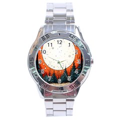 Moon Night Nature Dream Sky Stainless Steel Analogue Watch by Vaneshop