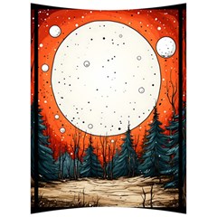 Moon Night Nature Dream Sky Back Support Cushion by Vaneshop