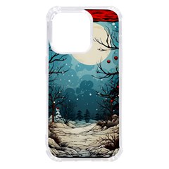 Christmas Frame Border Iphone 14 Pro Tpu Uv Print Case by Vaneshop