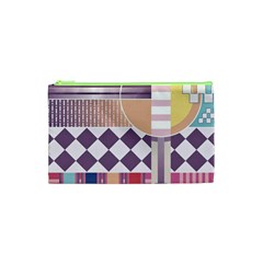 Abstract Shapes Colors Gradient Cosmetic Bag (xs) by Vaneshop