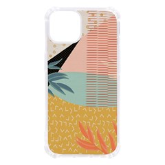 Leaves Pattern Design Colorful Decorative Texture Iphone 13 Tpu Uv Print Case by Vaneshop