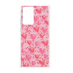 Valentine Romantic Love Watercolor Pink Pattern Texture Samsung Galaxy Note 20 Ultra Tpu Uv Case by Vaneshop