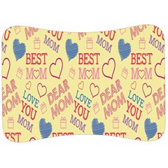 Love Mom Happy Mothers Day I Love Mom Graphic Pattern Velour Seat Head Rest Cushion by Vaneshop