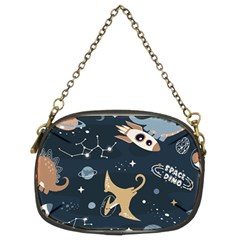 Space Theme Art Pattern Design Wallpaper Chain Purse (two Sides) by Vaneshop