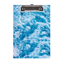 Blue Ocean Wave Texture A5 Acrylic Clipboard