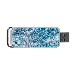 Summer Blue Ocean Wave Portable Usb Flash (one Side) by Jack14