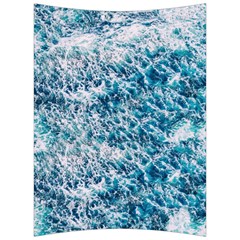 Summer Blue Ocean Wave Back Support Cushion by Jack14
