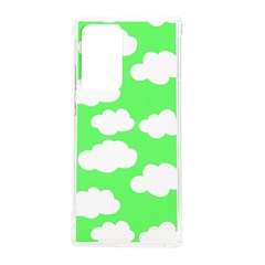 Cute Clouds Green Neon Samsung Galaxy Note 20 Ultra Tpu Uv Case by ConteMonfrey