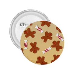 Gingerbread Christmas Time 2.25  Buttons