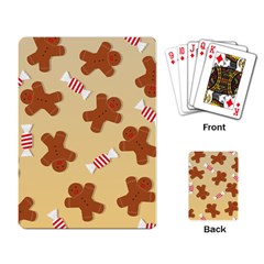 Gingerbread Christmas Time Playing Cards Single Design (Rectangle)