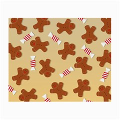 Gingerbread Christmas Time Small Glasses Cloth (2 Sides)