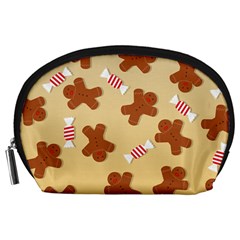 Gingerbread Christmas Time Accessory Pouch (Large)