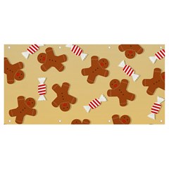 Gingerbread Christmas Time Banner and Sign 8  x 4 