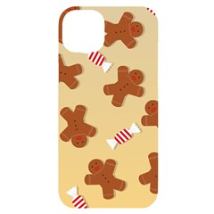 Gingerbread Christmas Time iPhone 14 Plus Black UV Print Case