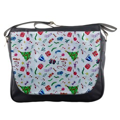 New Year Christmas Winter Messenger Bag by Pakjumat