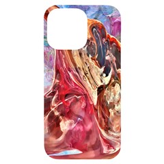 Marbling Blend  Iphone 14 Pro Max Black Uv Print Case by kaleidomarblingart