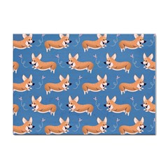 Corgi Patterns Sticker A4 (10 Pack) by Amaryn4rt