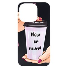 Now Or Never 2 Iphone 14 Pro Black Uv Print Case by SychEva