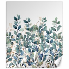 Green And Gold Eucalyptus Leaf Canvas 20  X 24  by Jack14