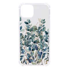 Green And Gold Eucalyptus Leaf Iphone 13 Tpu Uv Print Case by Jack14