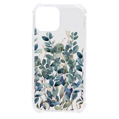 Green And Gold Eucalyptus Leaf Iphone 13 Mini Tpu Uv Print Case by Jack14