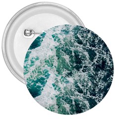 Blue Ocean Waves 3  Buttons by Jack14