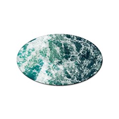 Blue Ocean Waves Sticker (oval) by Jack14