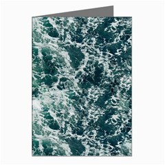 Blue Ocean Waves Greeting Cards (pkg Of 8) by Jack14