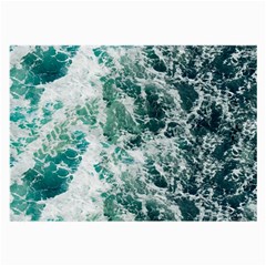 Blue Ocean Waves Large Glasses Cloth (2 Sides) by Jack14