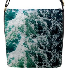 Blue Ocean Waves Flap Closure Messenger Bag (s) by Jack14