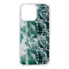 Blue Ocean Waves Iphone 14 Pro Max Tpu Uv Print Case by Jack14