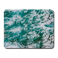 Blue Ocean Waves 2 Small Mousepad by Jack14