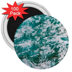 Blue Ocean Waves 2 3  Magnets (100 Pack) by Jack14