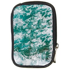 Blue Ocean Waves 2 Compact Camera Leather Case by Jack14