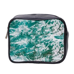 Blue Ocean Waves 2 Mini Toiletries Bag (two Sides) by Jack14