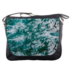 Blue Ocean Waves 2 Messenger Bag by Jack14