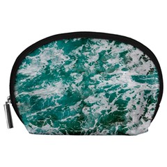 Blue Ocean Waves 2 Accessory Pouch (large) by Jack14