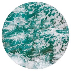 Blue Ocean Waves 2 Round Trivet by Jack14