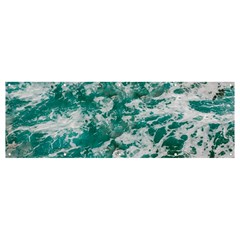 Blue Ocean Waves 2 Banner And Sign 12  X 4  by Jack14