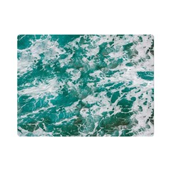 Blue Ocean Waves 2 Premium Plush Fleece Blanket (mini) by Jack14