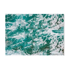 Blue Ocean Waves 2 Crystal Sticker (a4) by Jack14