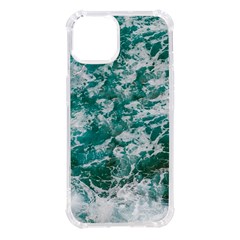 Blue Ocean Waves 2 Iphone 14 Tpu Uv Print Case by Jack14